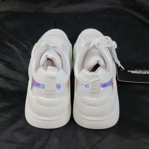 PLT White chunky holographic sneakers - Picture 4 of 9